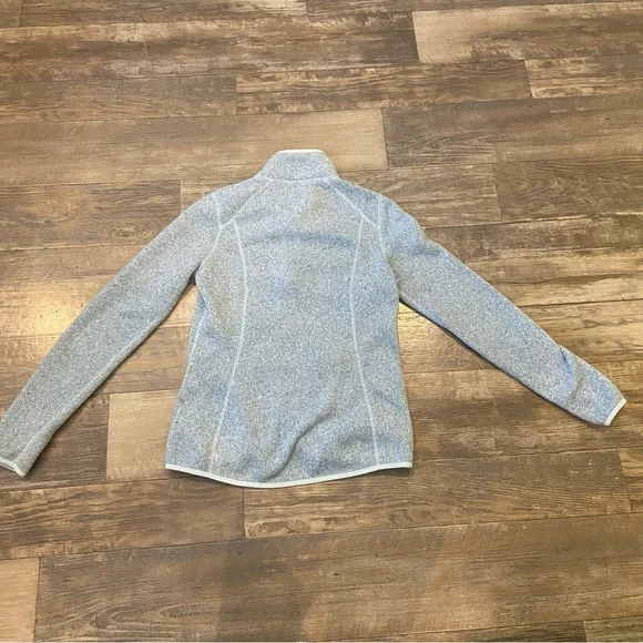 The North Face Women's Light Gray/Lite blue Zip-Up Jacket sz M - Picture 10 of 10